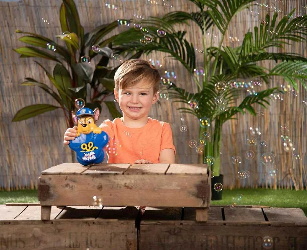 Burbulų aparatas su skysčio burbulų pistoletu + 100 ml skysčio Paw Patrol Chase