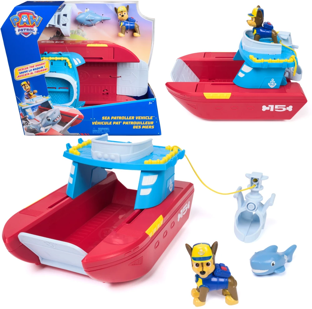 Spin Master Paw Patrol - Sea Patroller 22 cm su griebtuvu (6074778)