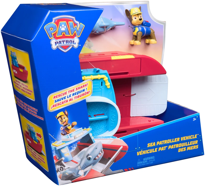 Spin Master Paw Patrol - Sea Patroller 22 cm su griebtuvu (6074778)
