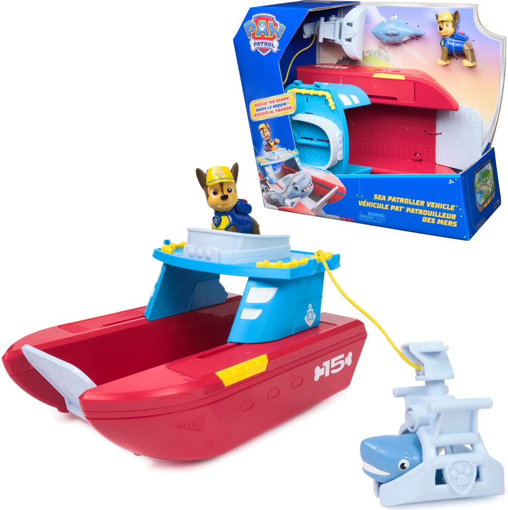 Spin Master Paw Patrol - Sea Patroller 22 cm su griebtuvu (6074778)