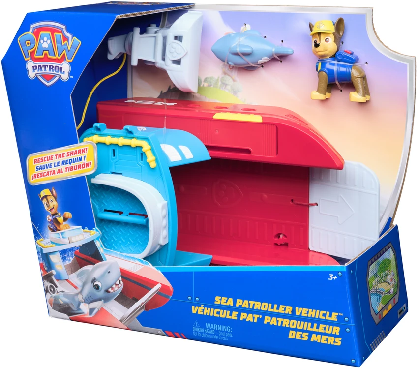 Spin Master Paw Patrol - Sea Patroller 22 cm su griebtuvu (6074778)