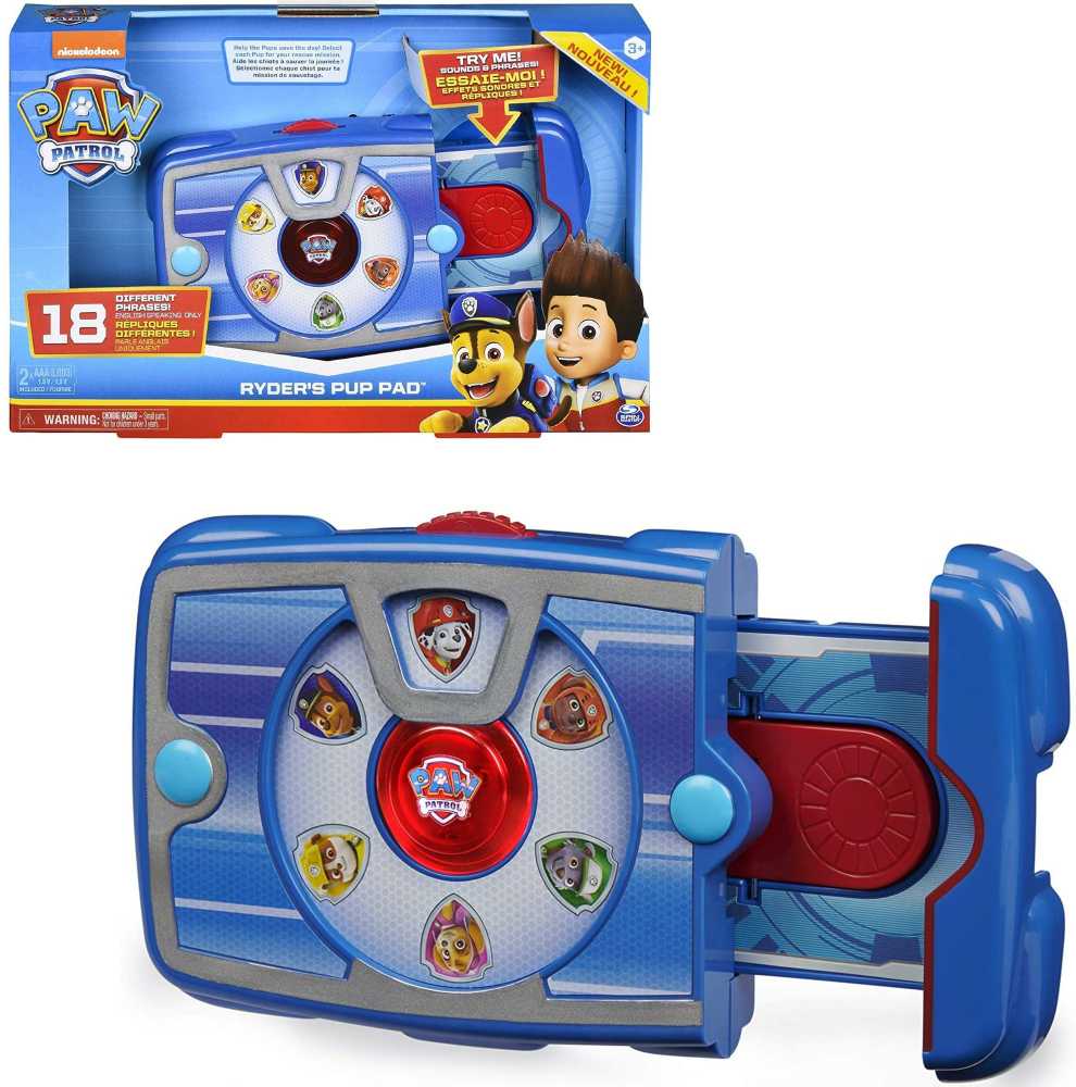 Spin Master Paw Patrol Ryder interaktyvi planšetė sukamasis 18 garsų