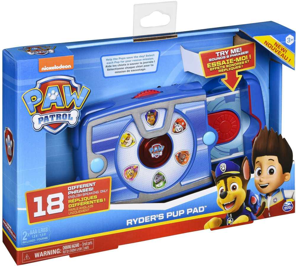 Spin Master Paw Patrol Ryder interaktyvi planšetė sukamasis 18 garsų