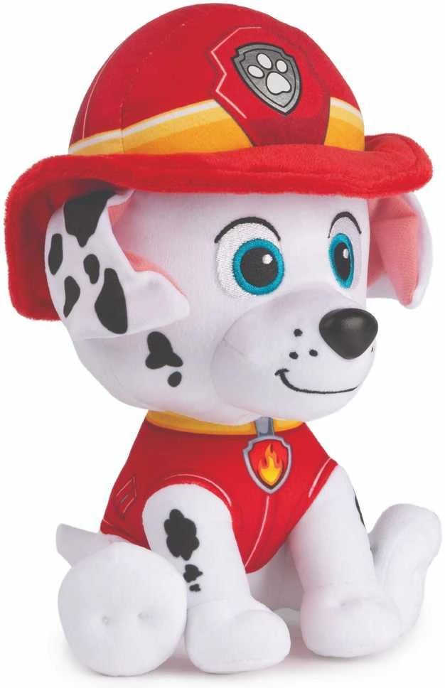 Spin Master PAW PATROL Pliušinis šuniukas-patrulis MARSHALL, 22cm
