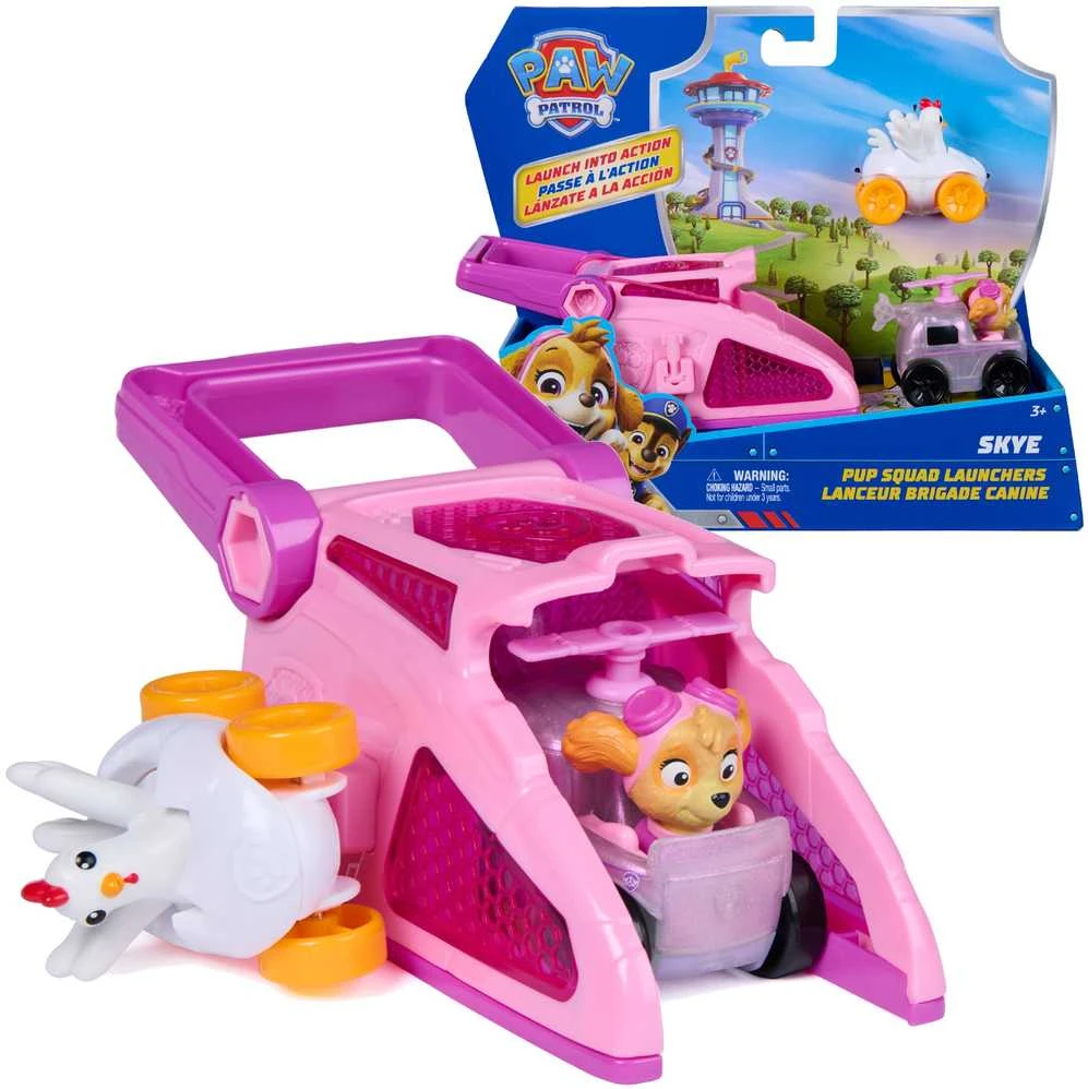 Spin Master Paw Patrol - Šuniukų būrio paleidimo priemonė - Skye (6074782)