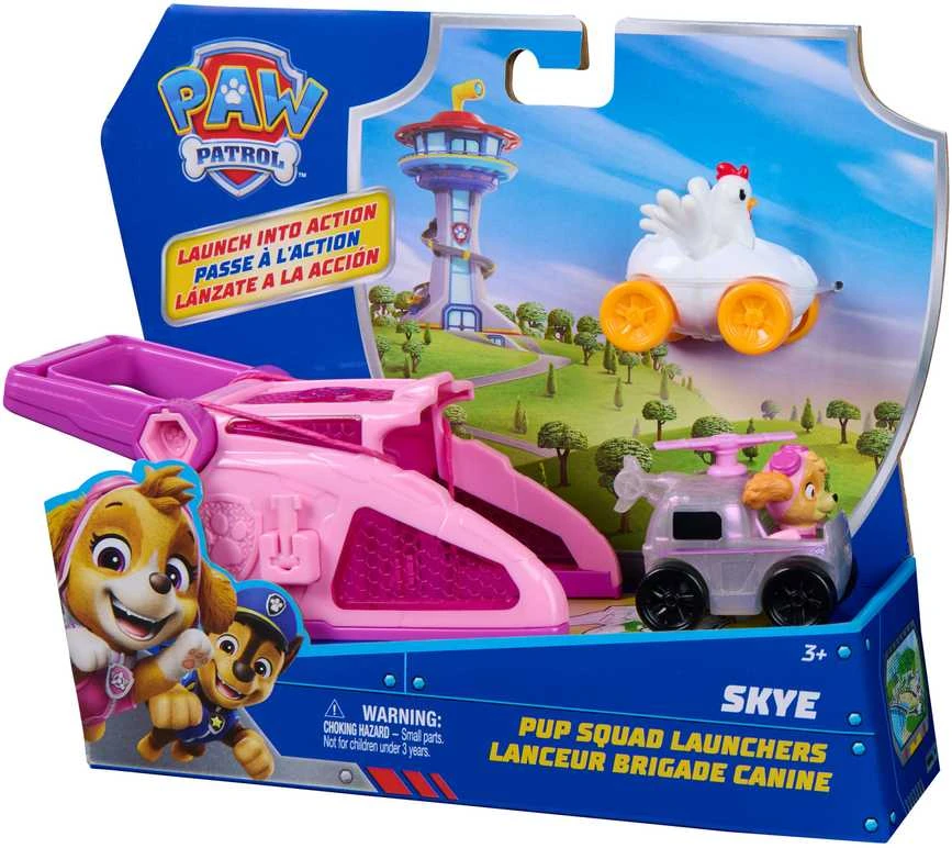 Spin Master Paw Patrol - Šuniukų būrio paleidimo priemonė - Skye (6074782)