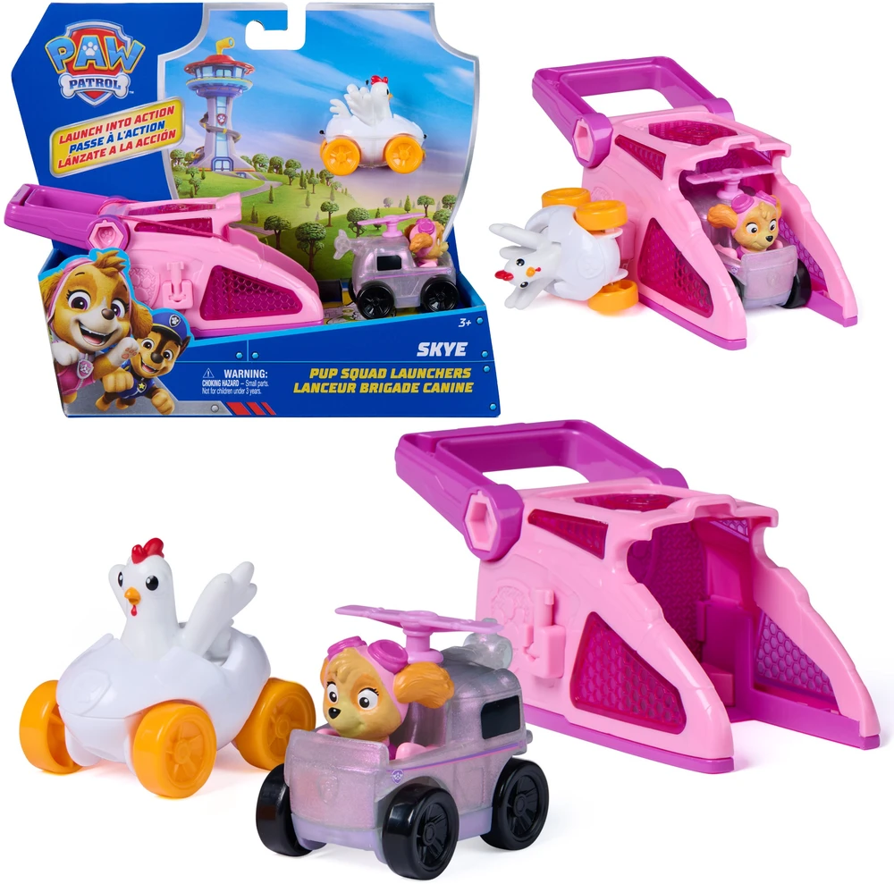 Spin Master Paw Patrol - Šuniukų būrio paleidimo priemonė - Skye (6074782)
