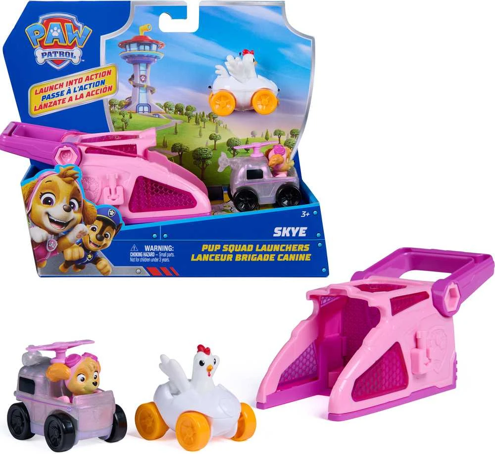 Spin Master Paw Patrol - Šuniukų būrio paleidimo priemonė - Skye (6074782)