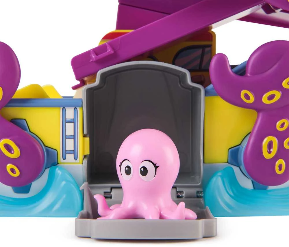 Spin Master „Paw Patrol“ aštuonkojų gelbėjimo kompleksas su Čeiso transporto priemone