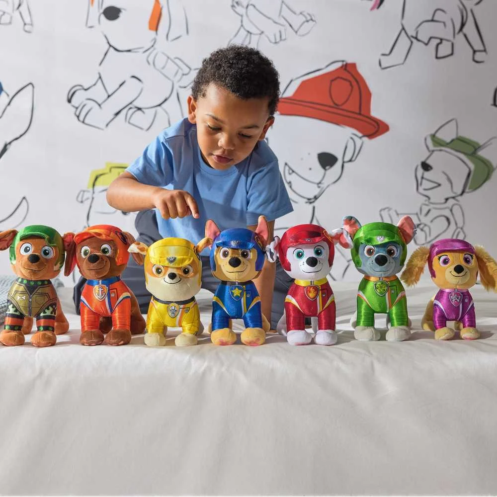 Paw Patrol Marshall Rescue Wheels pliušinis žaislas, mielas, šuo, 21 cm