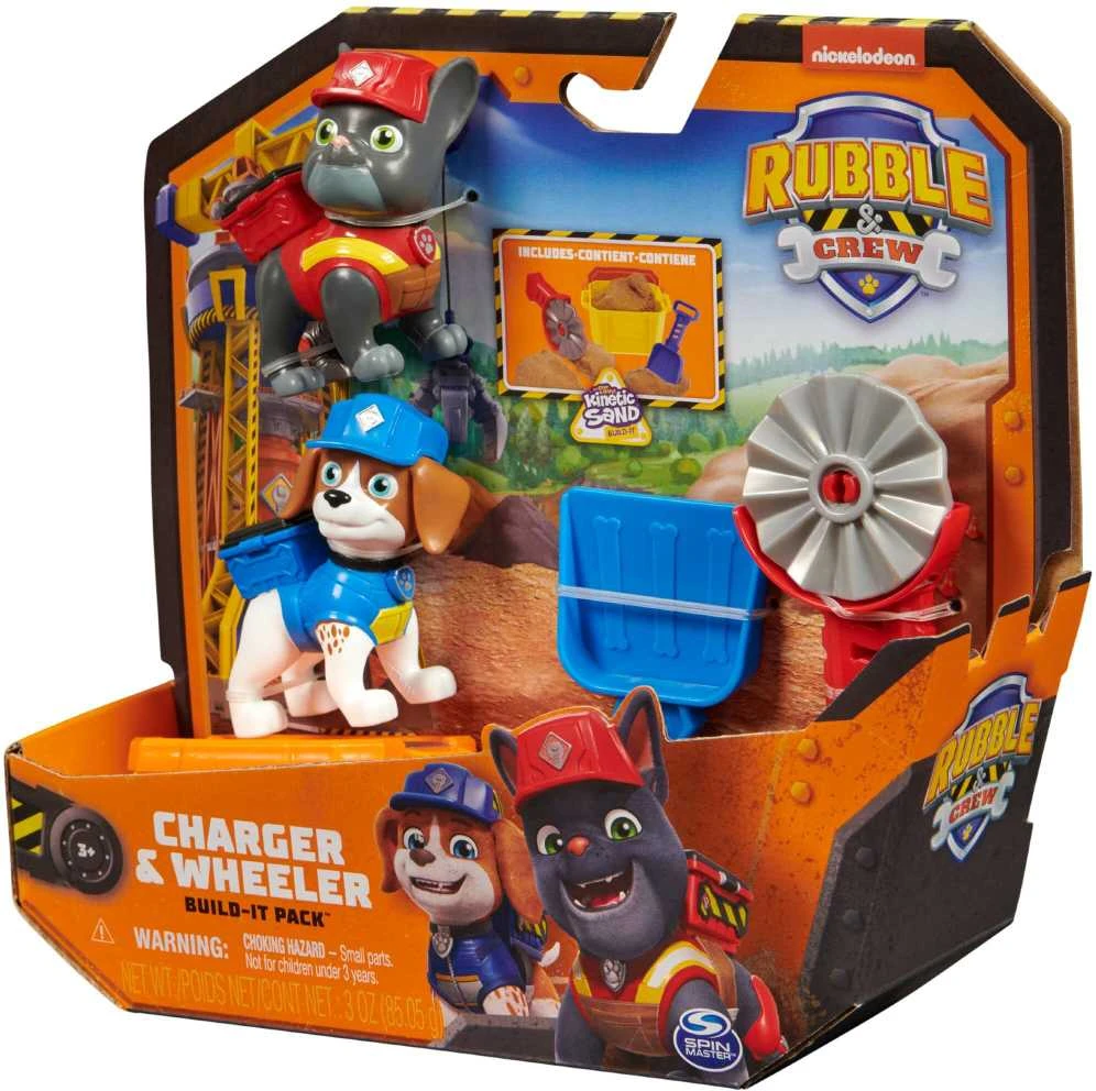 Rubble & Crew 2 figūrėlių rinkinys – „Charger & Wheeler“