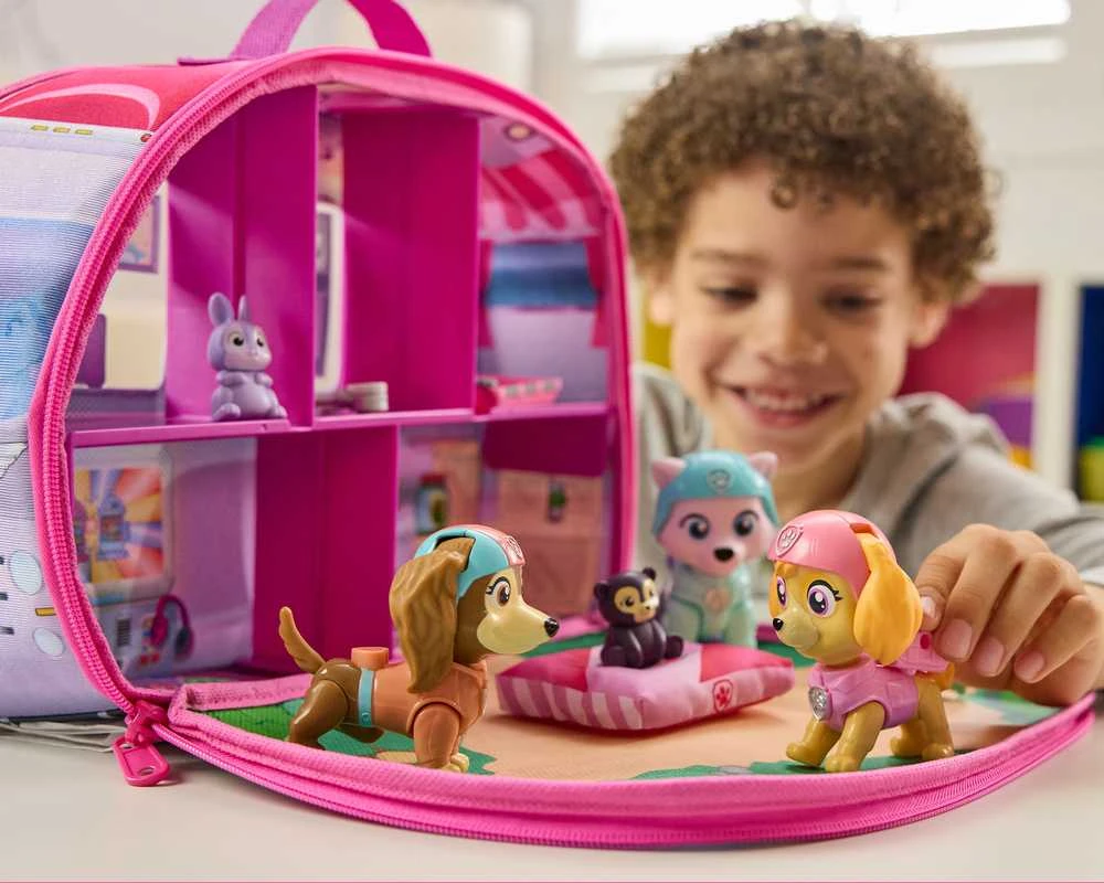 Figūrėlių rinkinys Spin Master PAW PATROL: Skyes World Rescue Camper (6074035)