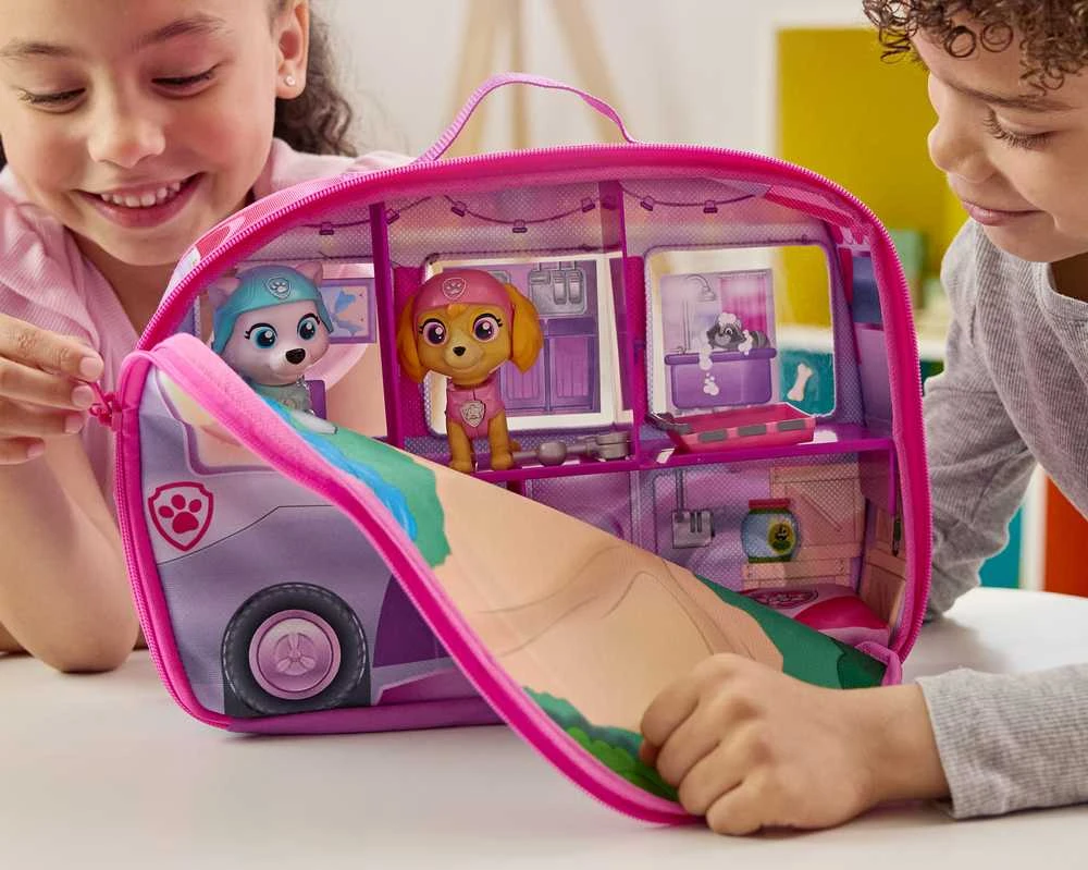 Figūrėlių rinkinys Spin Master PAW PATROL: Skyes World Rescue Camper (6074035)