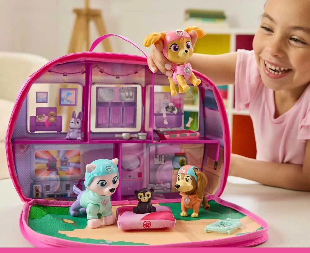 Figūrėlių rinkinys Spin Master PAW PATROL: Skyes World Rescue Camper (6074035)