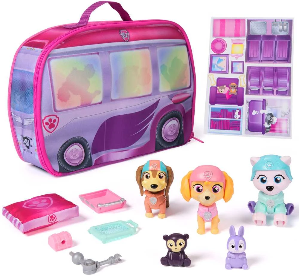 Figūrėlių rinkinys Spin Master PAW PATROL: Skyes World Rescue Camper (6074035)