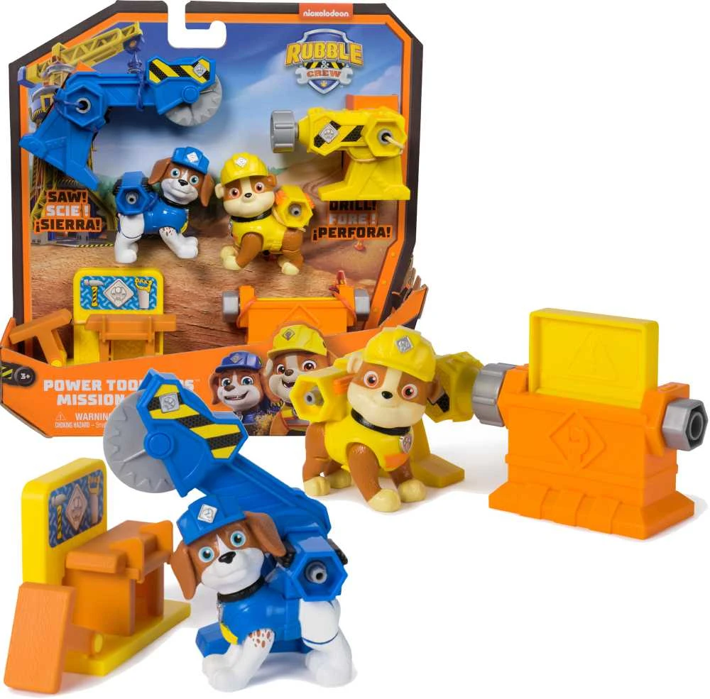 Spin Master „Rubble & Crew“ – elektrinių įrankių rinkiniai, 2 vnt. – (6071661)