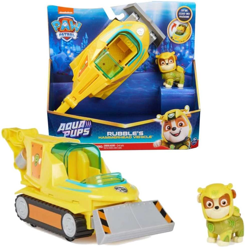 Spin Master PAW PATROL transporto priemonė Aqua Theamed Rubble, 6066158