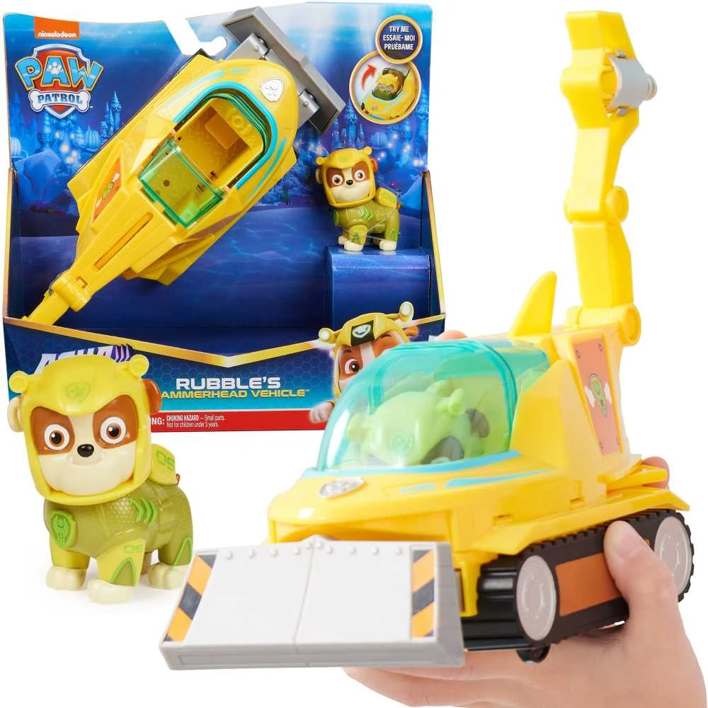 Spin Master PAW PATROL transporto priemonė Aqua Theamed Rubble, 6066158