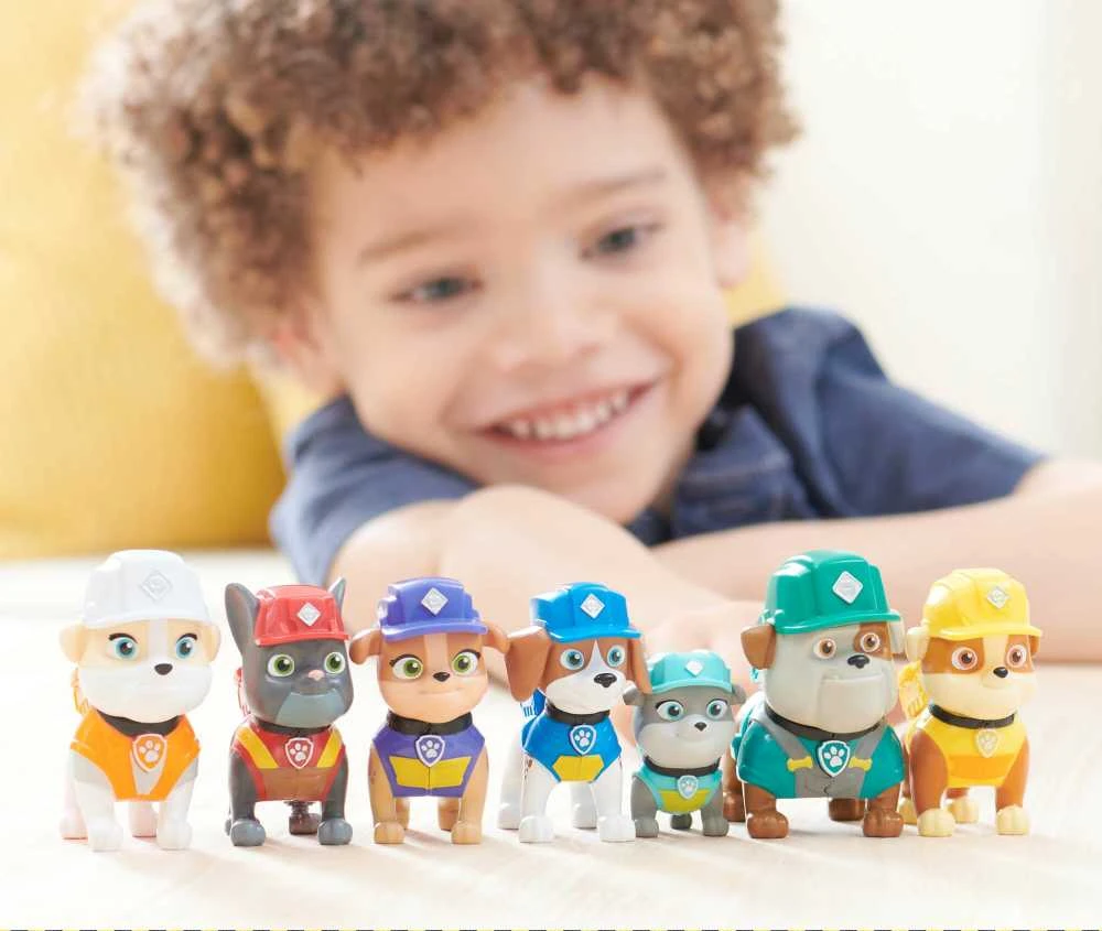 Žaislinių figurėlių rinkinys Spin Master PAW Patrol Rubble&Crew, 7 vnt.