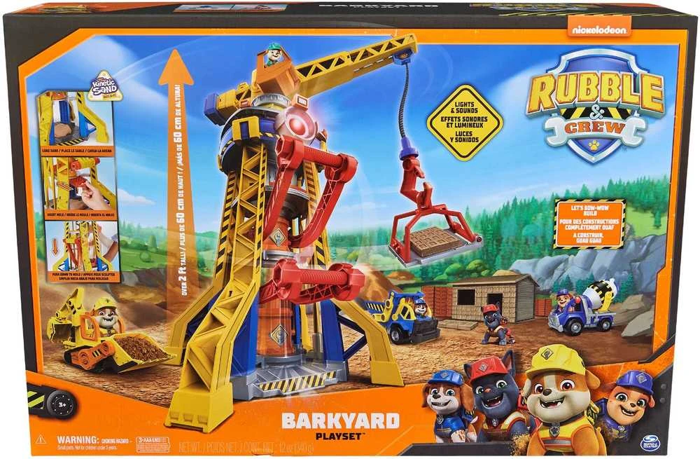 Žaidimų rinkinys Spin Master - Rubble & Crew - Barkyard Playset