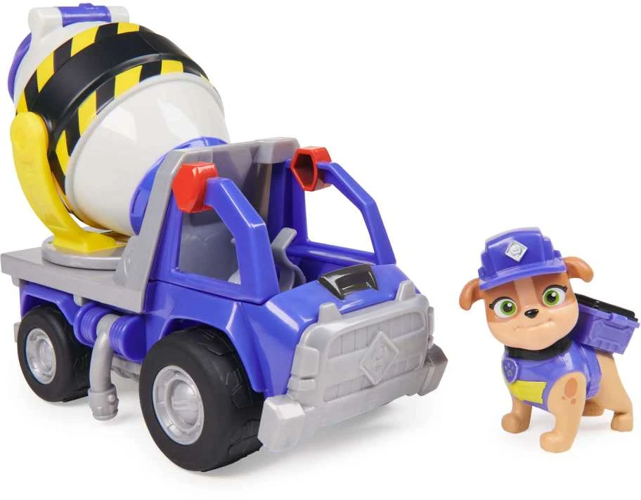 Psi Patrol Mix Mašina maišanti betoną Važiuoklė Mašina maišanti betoną Rubble I Jego Ekipa + Figūrėlė
