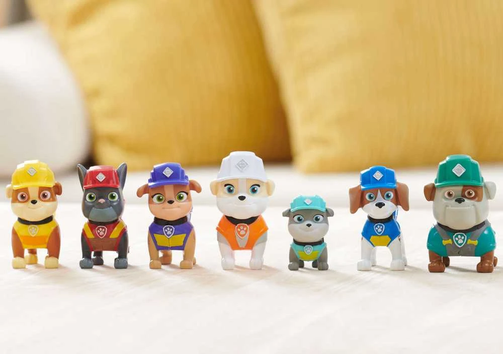 Žaislinių figurėlių rinkinys Spin Master PAW Patrol Rubble&Crew, 7 vnt.
