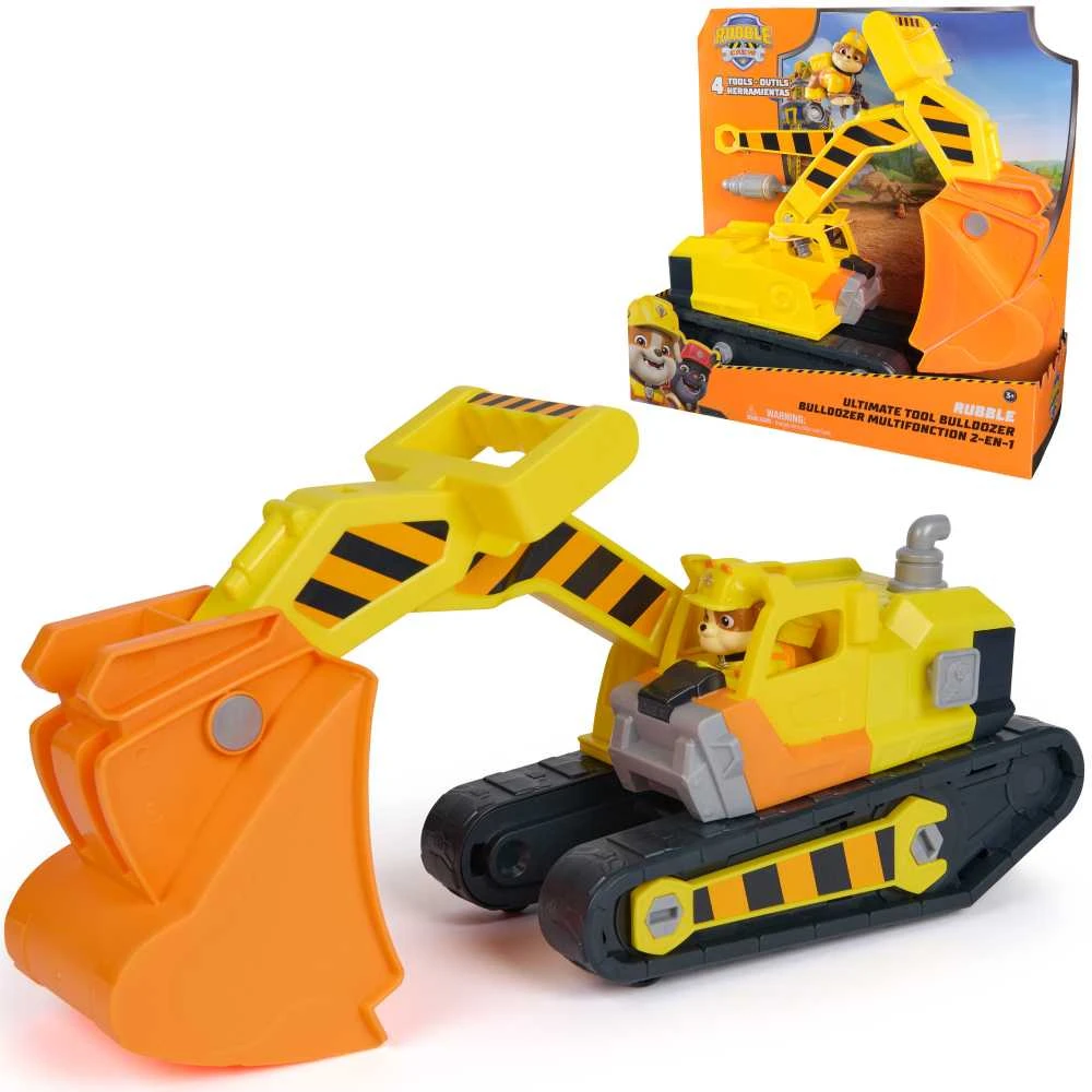 Spin Master Rubble And Crew RUBBLE & CREW statybinė transporto priemonė Ultimate Tool Buldozer, 6073297