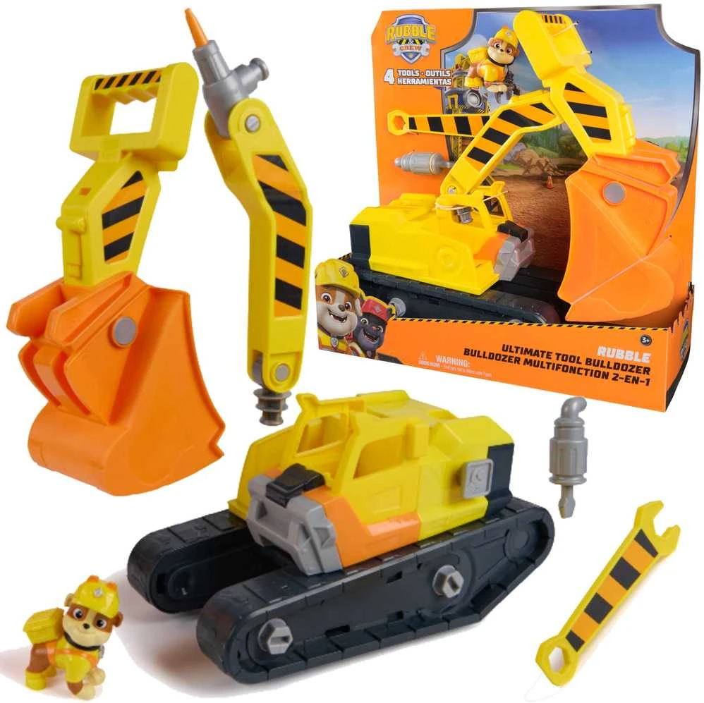 Spin Master Rubble And Crew RUBBLE & CREW statybinė transporto priemonė Ultimate Tool Buldozer, 6073297