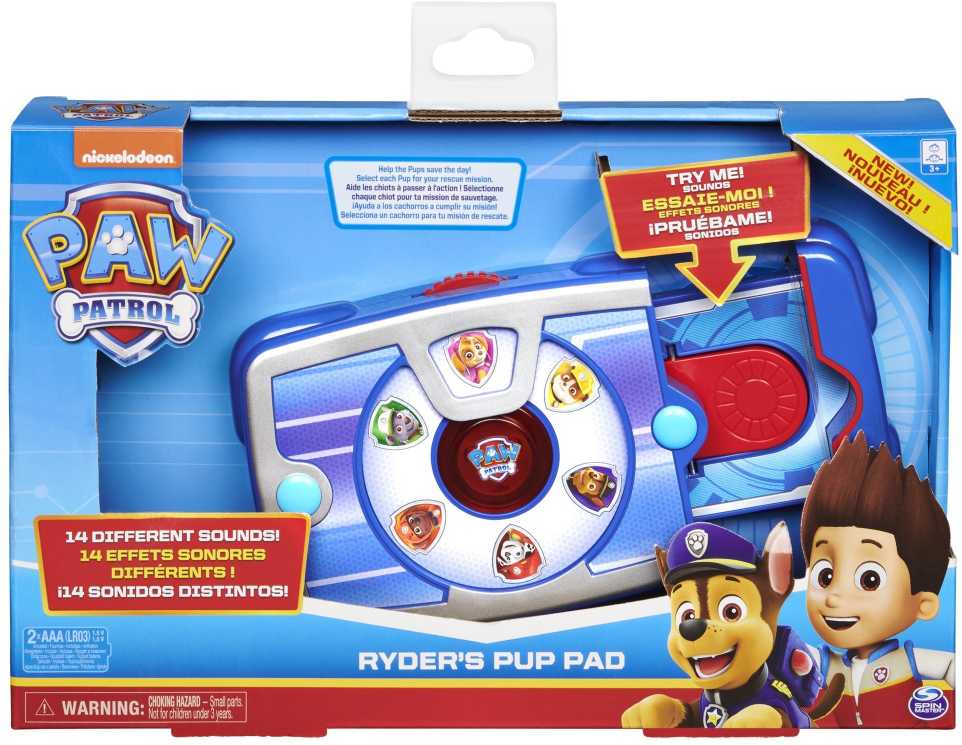 Psi Patrol Interaktyvus Planšetė Rydera Z Dźwiękami Ryder Pad Spin Master