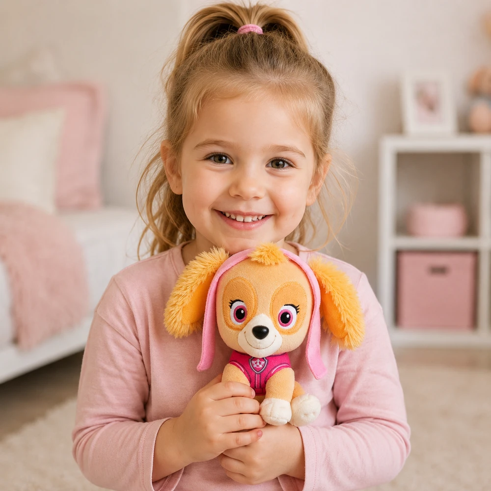 Spin Master PAW PATROL Pliušinis šuniukas-patrulis SKYE, 15cm