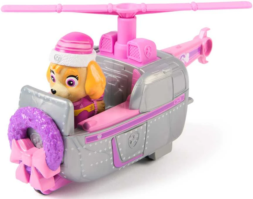 „Patch Patrol“ šventinė transporto priemonė su Skye figūrėle, sraigtasparniu ir figūrėle
