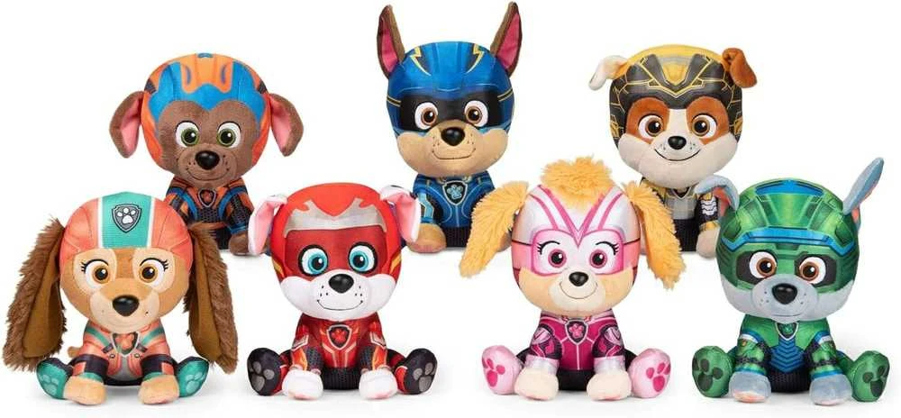 Spin Master Paw Patrol Marshall pliušinis žaislinis ginklas Galingasis filmas Didelis filmas 17 cm