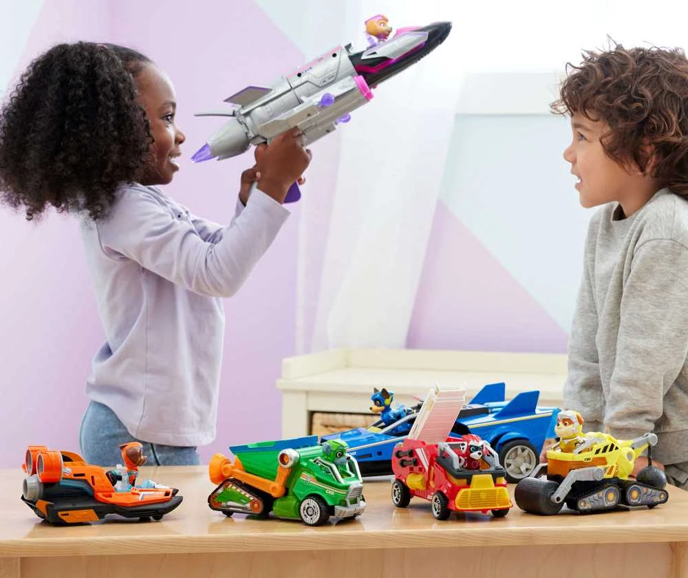 Spin Master PAW Patrol: The Mighty Movie Žaislinis automobilis su Rocky