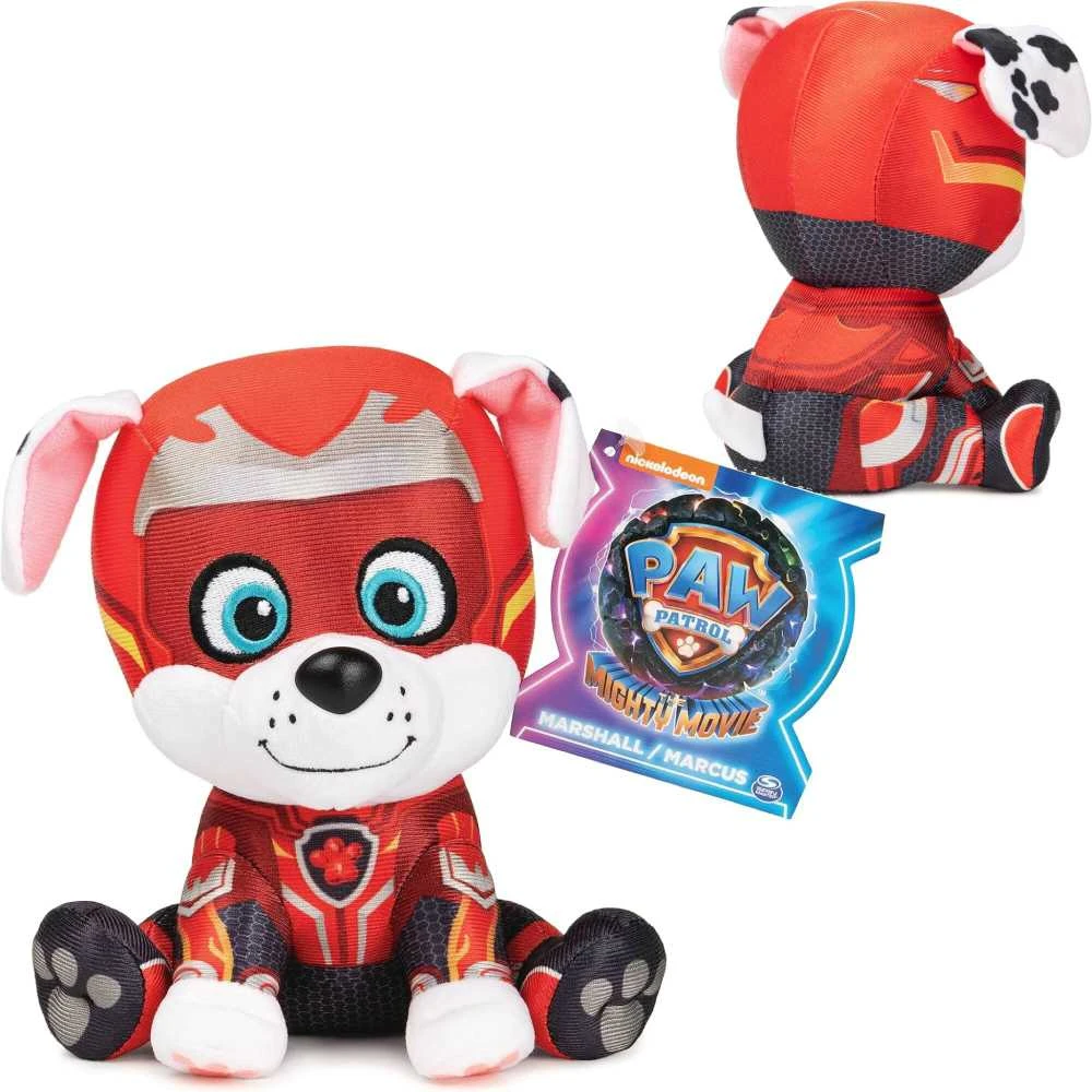 Spin Master Paw Patrol Marshall pliušinis žaislinis ginklas Galingasis filmas Didelis filmas 17 cm