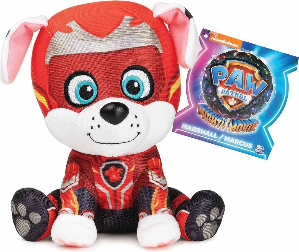 Spin Master Paw Patrol Marshall pliušinis žaislinis ginklas Galingasis filmas Didelis filmas 17 cm