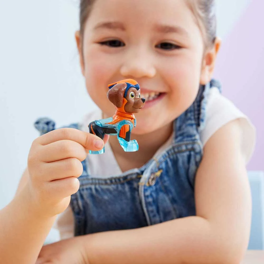 Rinkinys PAW Patrol: The Mighty Movie (antvandeninis laivas ir šuniukas Zuma), su šviesomis ir garsais