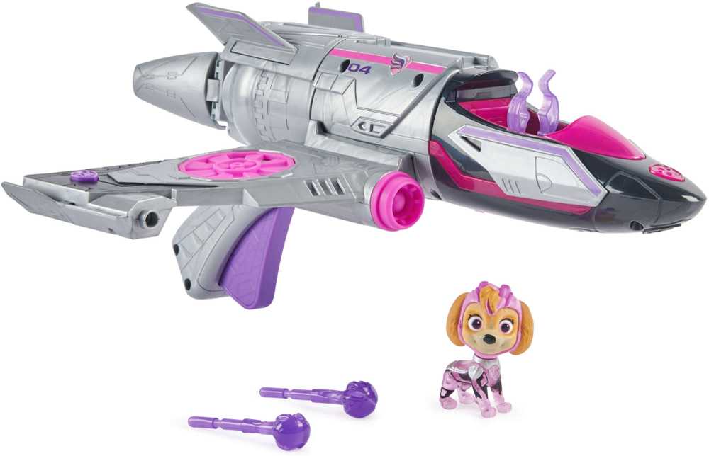 Spin Master PAW Patrol The Mighty Movie - Lėktuvas "Skyes" su garso ir šviesų efektais