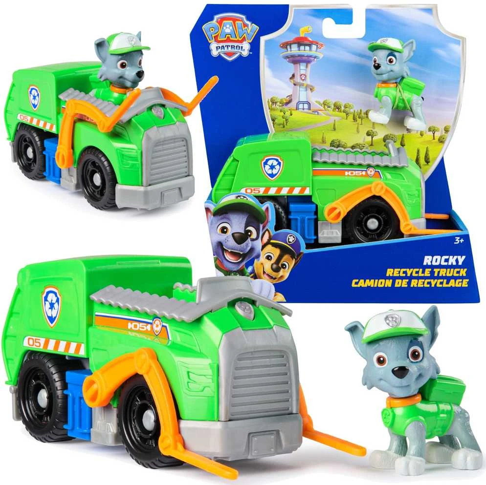 Spin Master Psi Patrol: Važiuoklė Podstawowy Rocky