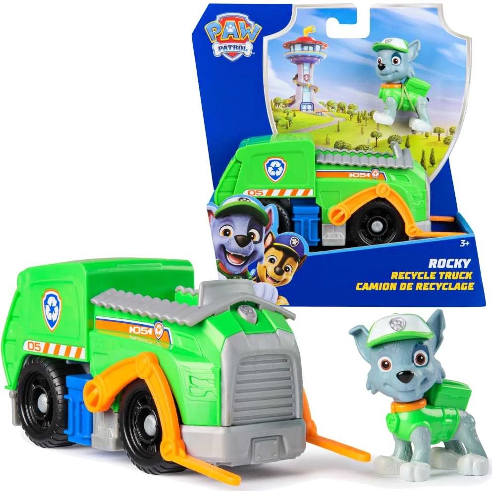 Spin Master Psi Patrol: Važiuoklė Podstawowy Rocky