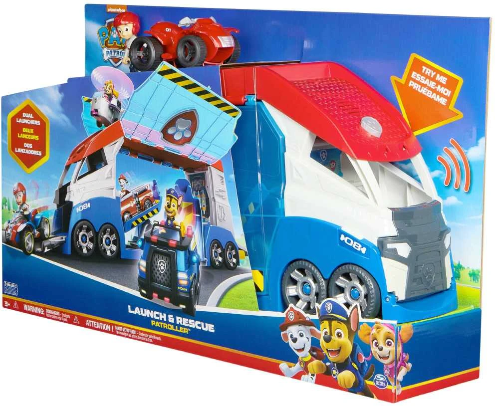 Žaislinė mašinėlė SPIN Paw Patrol Patroller Launch and Rescue Patroller, 6069338