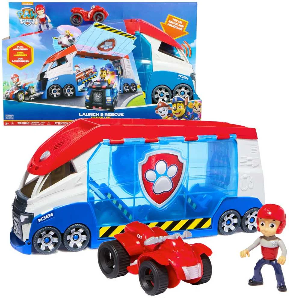 Žaislinė mašinėlė SPIN Paw Patrol Patroller Launch and Rescue Patroller, 6069338