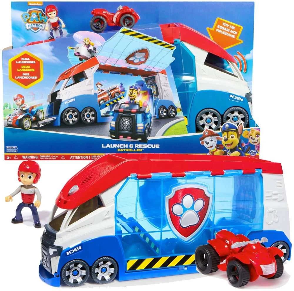 Žaislinė mašinėlė SPIN Paw Patrol Patroller Launch and Rescue Patroller, 6069338