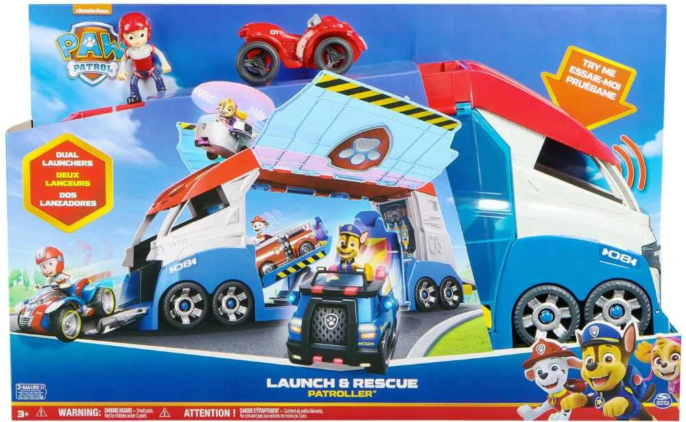 Žaislinė mašinėlė SPIN Paw Patrol Patroller Launch and Rescue Patroller, 6069338