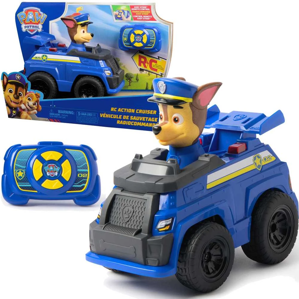 Radijo bangomis valdomas Šunyčių patrulių automobilis Spin Master PAW PATROL RC Chase, 6073298