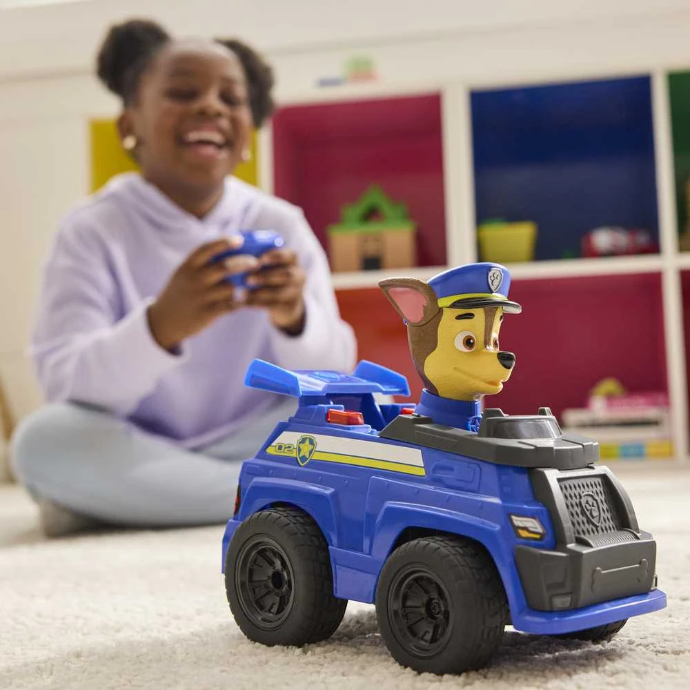 Radijo bangomis valdomas Šunyčių patrulių automobilis Spin Master PAW PATROL RC Chase, 6073298