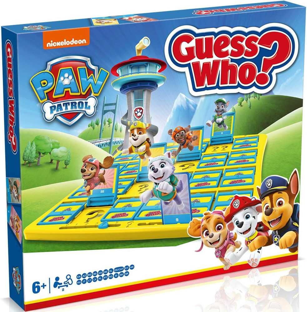 Lavinamasis žaidimas šeimai Paw Patrol Guess Who, Winning Moves