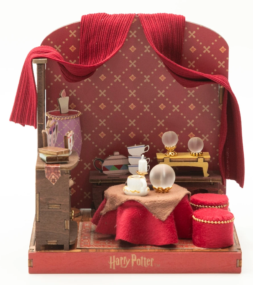 Puremind Harry Potter Sulankstomas medinis modelis scena Lekcje Wróżbiarstwa 3D DIY dėlionė