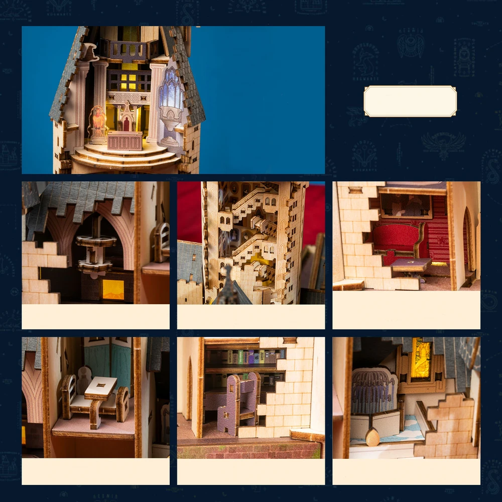 Dėlionė PUREMIND HARI POTERIS SULANKSTAMAS MEDINIS MODELIS HOGWARTS PASTATAS DIDELIOJI SALĖ