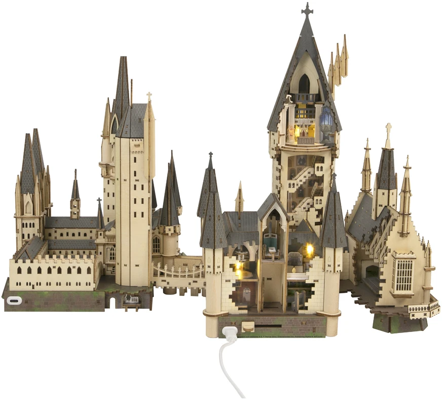 Dėlionė PUREMIND HARI POTERIS SULANKSTAMAS MEDINIS MODELIS HOGWARTS PASTATAS DIDELIOJI SALĖ