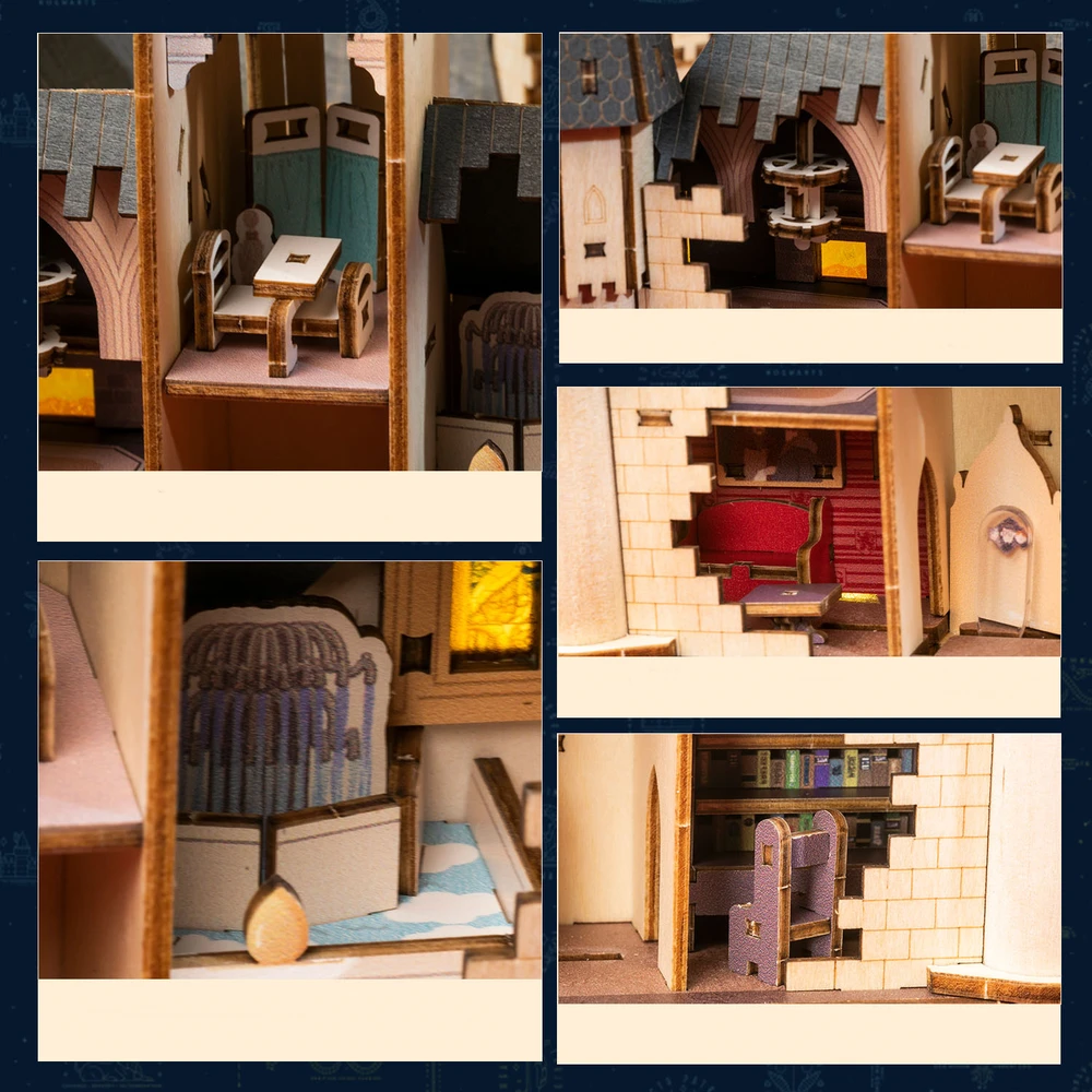 Dėlionė PUREMIND HARI POTERIS SULANKSTAMAS MEDINIS MODELIS HOGWARTS PASTATAS DIDELIOJI SALĖ